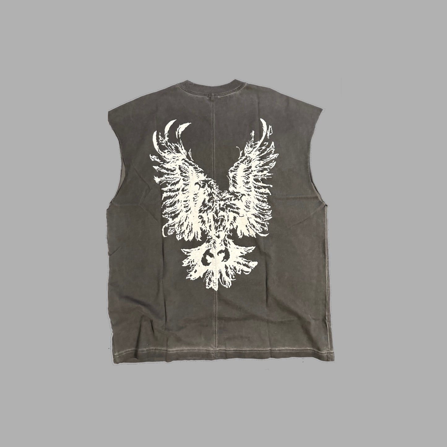 Conqueror Acid Wash Muscle Tee