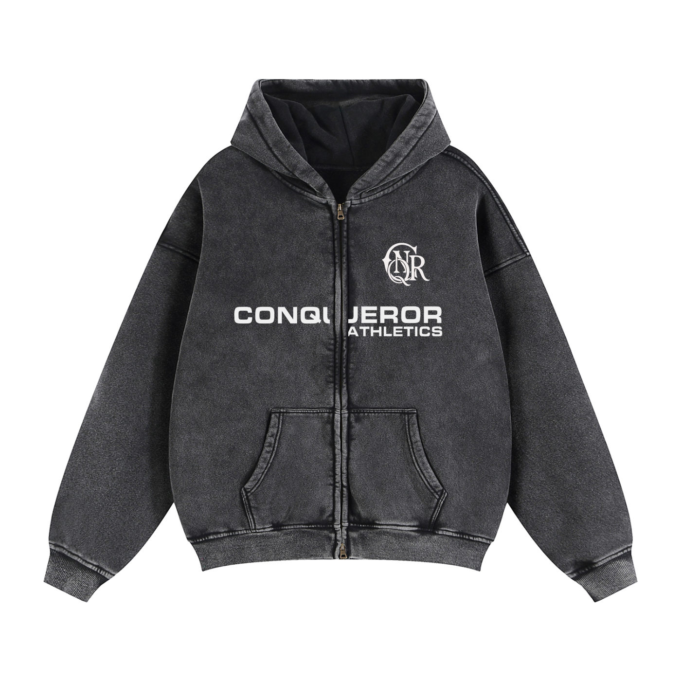 09 Athletics Acid Wash Hoodie